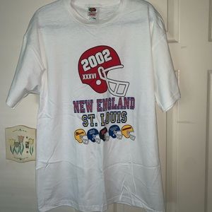 Vintage Y2K 2002 Super Bowl T-Shirt